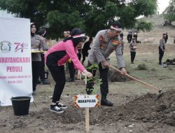 Kapolda Aceh dan Bhayangkari Tanam Pohon Frutikultur dalam Upaya Pelestarian Lingkungan
