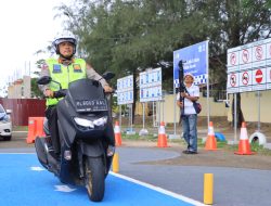 Ujian Praktik SIM Lebih Mudah dengan Lintasan Baru Berlebar 2,5 Meter di Aceh