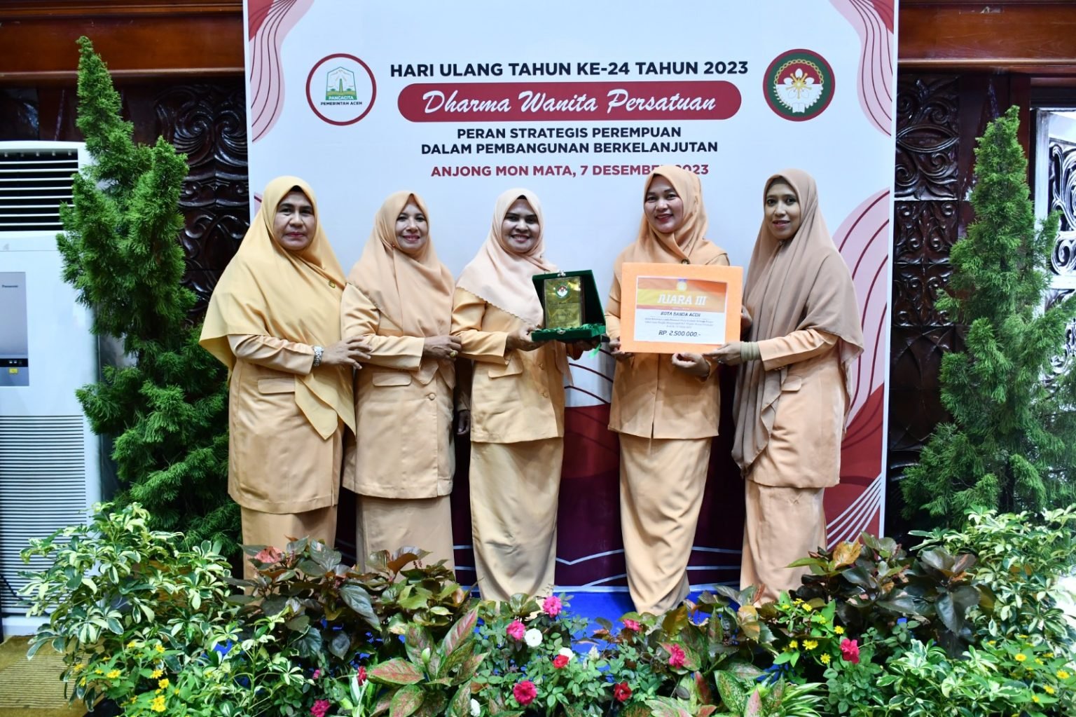 DWP Kota Banda Aceh Raih Juara 3 Lomba Masak. Foto : Pemko Banda Aceh