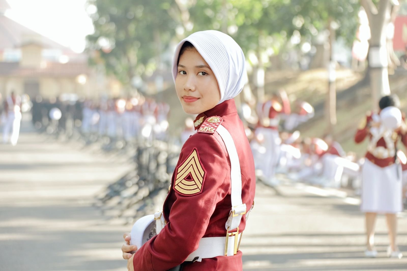 Taruna Akpol bernama Brigadir Taruna Helena Fiorentina Sinurat terpilih menjadi representasi Akademi Kepolisian Indonesia di kancah internasional UNCAC (United Nations Convention Against Corruption) di Atlanta, USA. Foto : Humas Polda Aceh