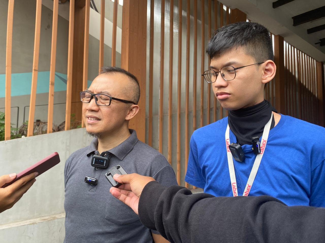Ayah Sultan, Fatih Nurul Huda bersama Sultan Rif’at Al Fatih. Foto : Humas Polda Aceh
