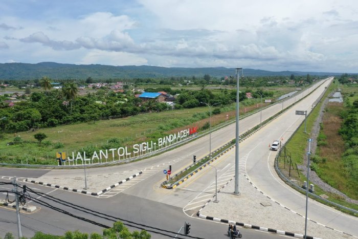 Jalan Tol Trans Sumatera Ruas Sigli - Banda Aceh Seksi 2 sampai 6 Siap Digunakan. Foto : Pemerintah Aceh