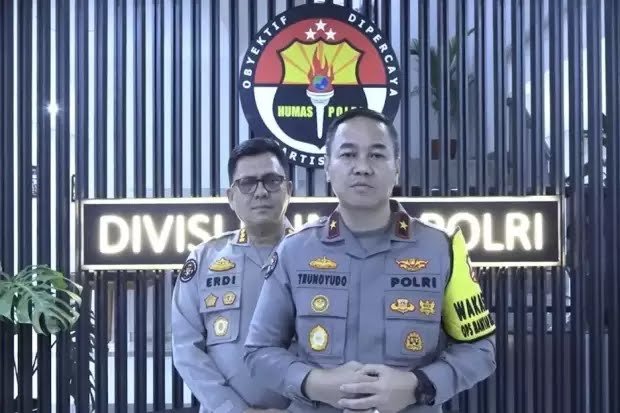 Karo Penmas Polri Brigjen Pol Trunoyudo Wisnu Andiko menjelaskan terkait pernyataan Kapolri Listyo Sigit Prabowo soal estafet kepemimpinan yang disampaikan saat Perayaan Ibadah Natal 2023 di Mabes Polri. Foto : Humas Polda Aceh