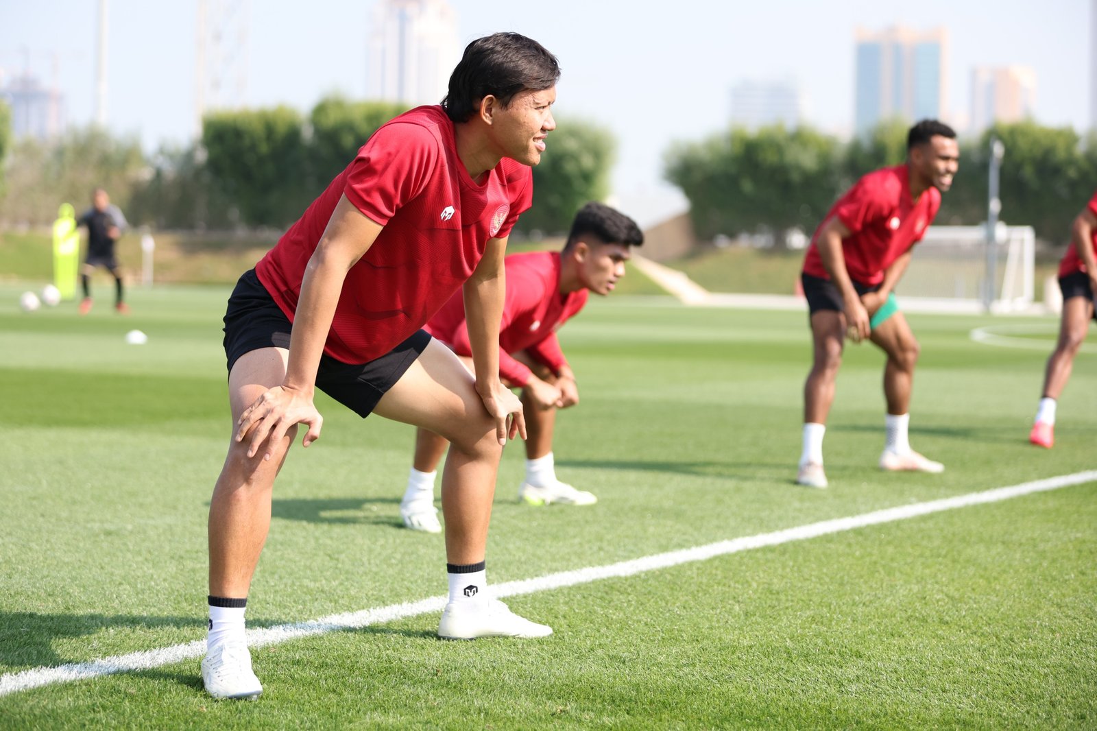Hokky Caraka Bersama Skuad Garuda. Foto : PSSI