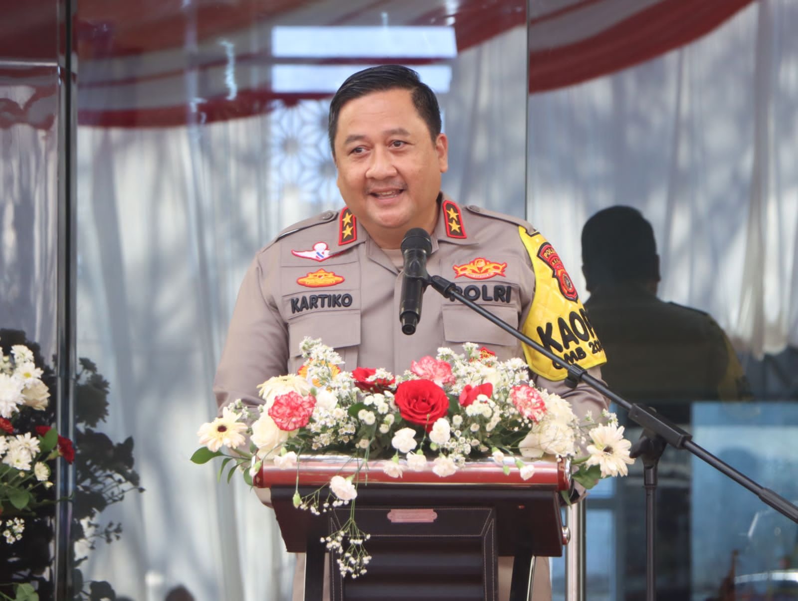 Kapolda Aceh Irjen Achmad Kartiko meresmikan rumah susun (rusun) Polisi Perairan dan Udara (Polairud) di komplek Polda Aceh, Jeulingke, Kota Banda Aceh, Selasa, 30 Januari 2024. Foto : Humas Polda Aceh
