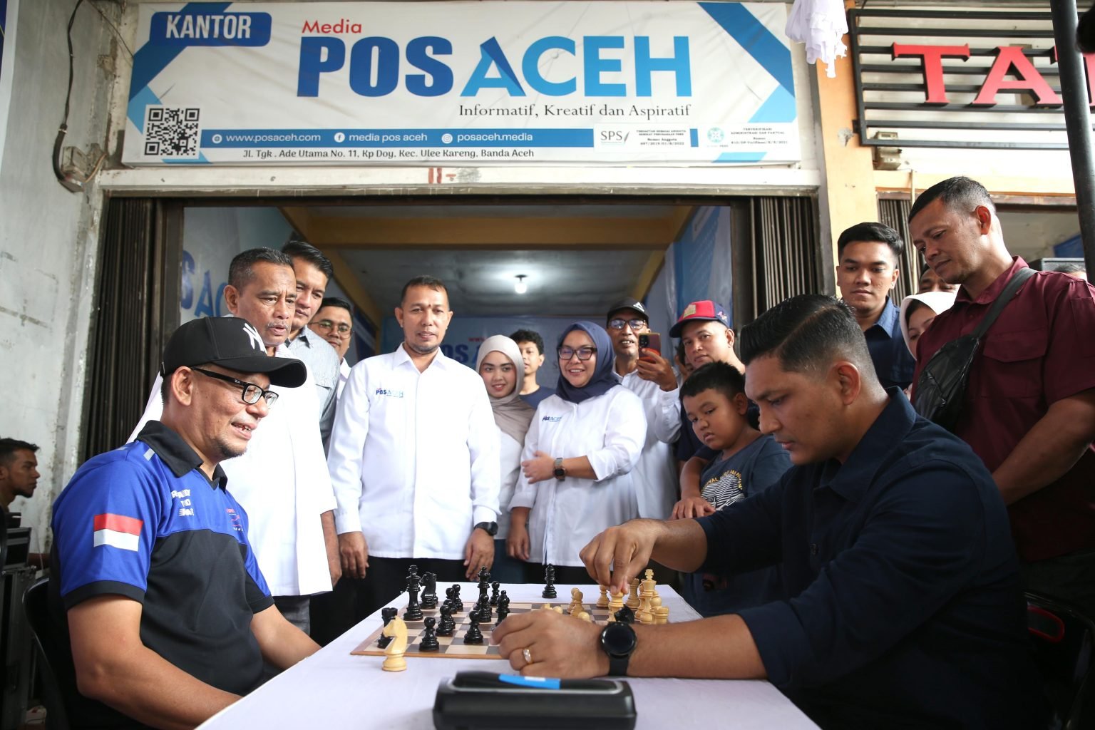 Afdhal Buka Olimpiade Catur Pos Aceh