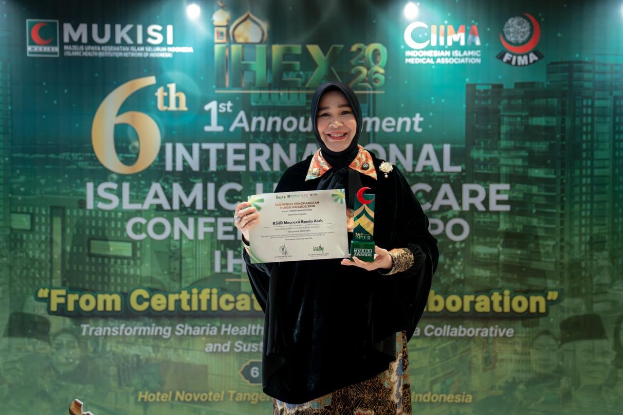 Perkuat Layanan Syariah, RSUD Meuraxa Raih Penghargaan Nasional