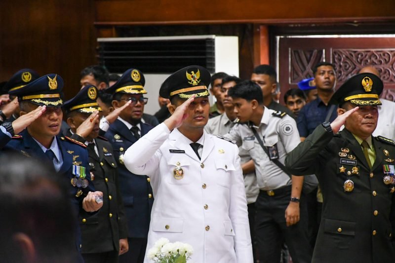 Afdhal Ikuti Peringatan Detik-detik Proklamasi Secara Virtual di Anjong Mon Mata