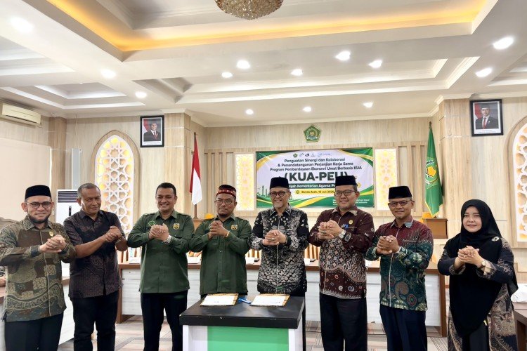 Baitul Mal Banda Aceh dan Kemenag Teken PKS Pemberdayaan Ekonomi Umat