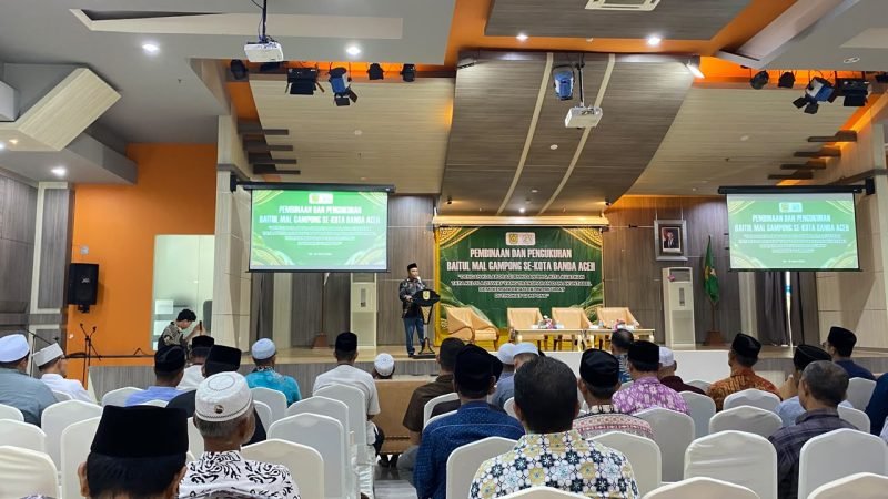 Baitul Mal Kota Banda Aceh Gelar Pembinaan dan Pengukuhan Baitul Mal Gampong