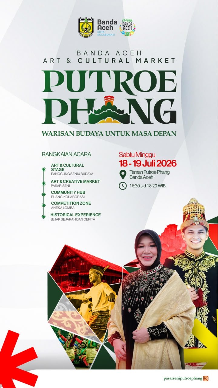 Hidupkan Kembali Taman Putroe Phang, Pemko Akan Gelar Banda Aceh Art dan Cultural Market Putroe Phang