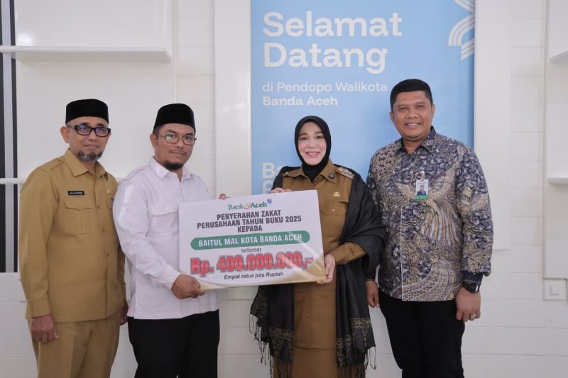 Pemko Banda Aceh Terima Dividen Rp2,05 M dari Bank Aceh Syariah